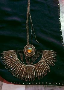 Rhinestone Work On Both Side Burkah And Hijab