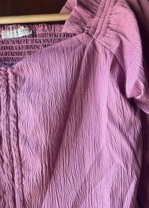 Purple Crop Top