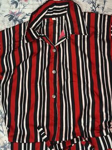 Striped Shirt Dress