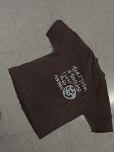 WHYT Oversized Brown Graphic Tee