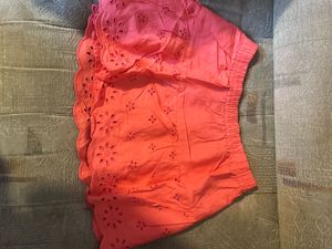 GAP Coral Eyelet Top &amp; Skirt Set