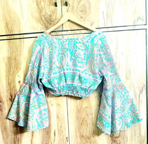 Art Silk Multicolour Top Size-36-38