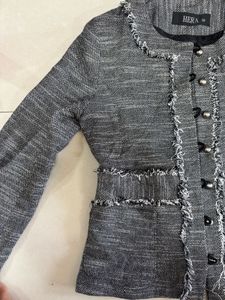 Hera Tweed Gray Jacket