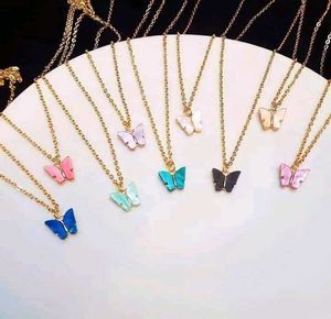Set of 10 Charming Butterfly Pendant