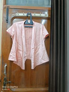 🇳🇿💫♥️ Pink Peplum Jacket Satin
