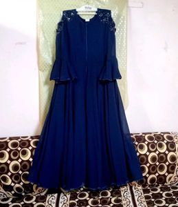 Very Beautiful Navy Blue 💙 long Gown