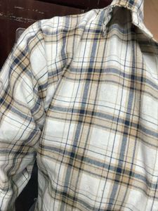 Cropped Plaid Button-Down Top
