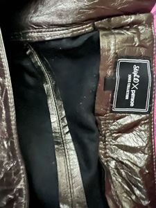 Black Faux Leather Mini Skirt