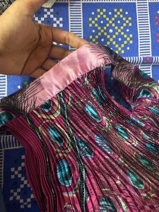 Peocock Printed Kite Shaped Top