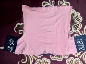 Solid Pink Crop Top