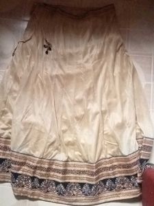 Golden Lehenga Choli With Pink Duppata