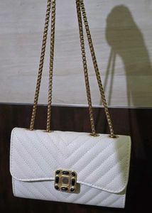 Chic White Shoulder Bag