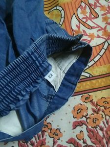 Blue Denim Shorts