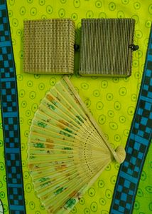Small Storage Box And Hand Fan