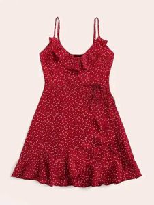 Fabrange heart print mini cami dress
