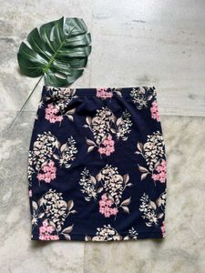 Floral Mini Skirt