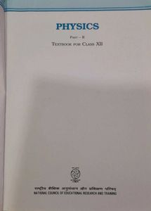 Physics Textbook for Class XII Part II