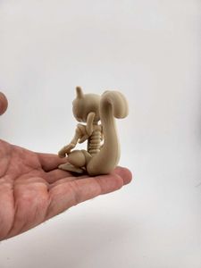 3D Printed Mewtwo Skeleton Figure