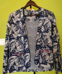 Pour Cotton Blazer New With Tag