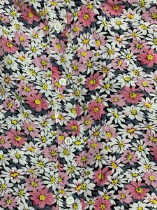 Printed Pink Cotton Skirt For Woman