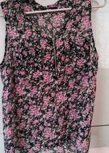 Floral Print Tank Top