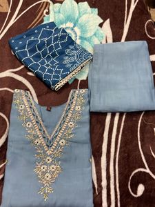 Original Handwork Partywear04 ( Powder Blue)