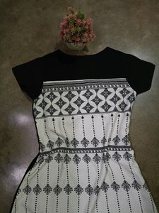 Beautiful Black and white kurta