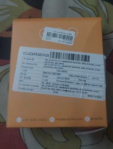 Voylla silver-toned Jhumka Earrings