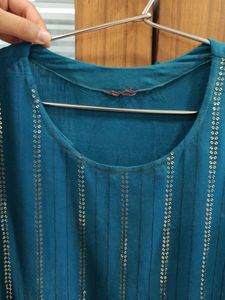 Blue Festive kurta