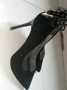 Black Pencil Heels