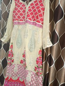 Beautiful Heavy Embroidery Naira Suit