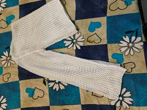 White Crochet Top