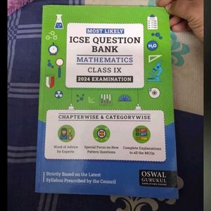 ICSE Class IX Question Bank