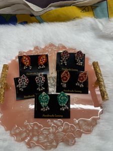 Handmade Fabric Earrings