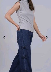 🔥 Shein Navy High-Neck Premium Top + FREE Toothpi