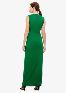Elegant Green Maxi Dress