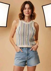 Stylish Knit Tank Top