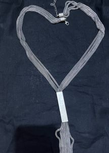 Silver Tone Chain Necklace
