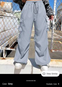 Grey Cargo Pants