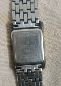 Elegant Two-Tone Slim Watch