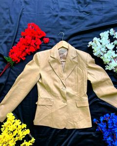 vero moda leather blazer