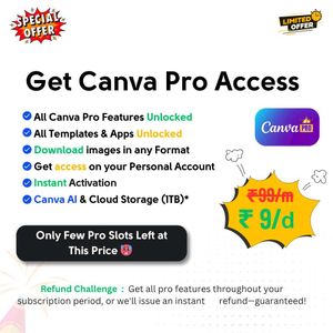 Canva Pro Access - Limited Slots!