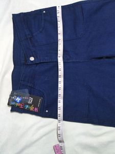 Dark Blue Wide Leg