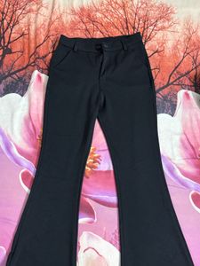 Basic Black Bell Bottom Flared Pants