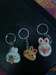 Kawaii Bunny Keychain
