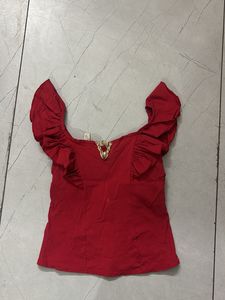Stylish Red Top ❤️