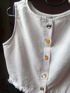Korean Taselled Crop Top