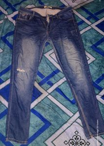 New Distress Slim Women Jeans