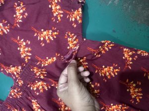 Maroon Nighty (Xxl) 🌺🏵