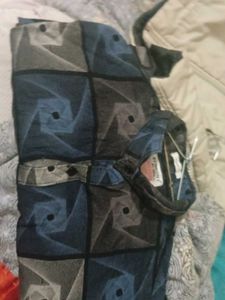 Geometric Print Shirt Xl Coins Milega Le Lo